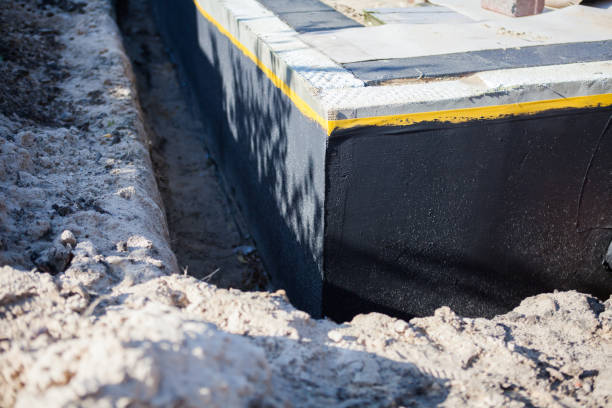 Residential Waterproofing installation at a Cuyahoga Falls, OH home by SJ Waterproofing Pros